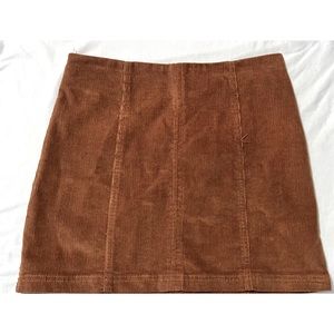 Brown Mini Skirt